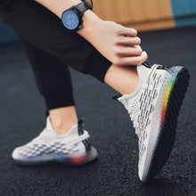 Load image into Gallery viewer, Happy Heels Sneakers White &amp; Black B6