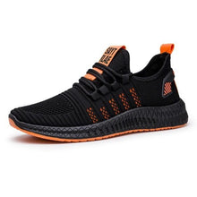 Load image into Gallery viewer, ates Scope Tech Sneakers Black &amp; Orange FFR5