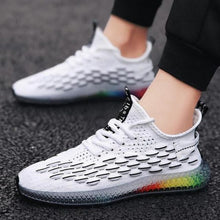 Load image into Gallery viewer, Happy Heels Sneakers White &amp; Black B6