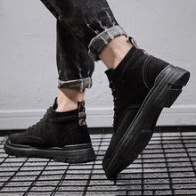 Load image into Gallery viewer, Casual Men Round Toe High-top Plain Shoes C8