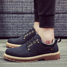 Load image into Gallery viewer, Men's Fashion Casual Solid Color Lace-up Flats R4