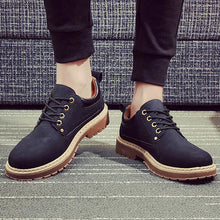 Load image into Gallery viewer, Men's Fashion Casual Solid Color Lace-up Flats R4