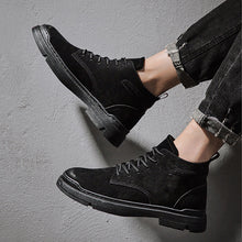 Load image into Gallery viewer, Casual Men Round Toe High-top Plain Shoes C8