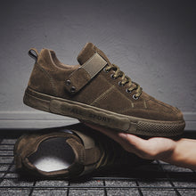 Load image into Gallery viewer, Casual Men Round Toe Solid Color Lace-up Shoes C1