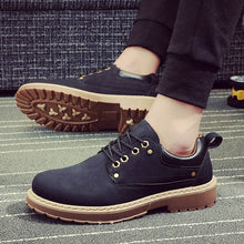 Load image into Gallery viewer, Men's Fashion Casual Solid Color Lace-up Flats R4