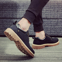 Load image into Gallery viewer, Men's Fashion Casual Solid Color Lace-up Flats R4