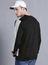 Load image into Gallery viewer, Men Black Solid Sweatshirt N6