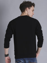 Load image into Gallery viewer, Men Black Printed Sweatshirt S34