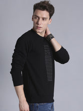Load image into Gallery viewer, Men Black Printed Sweatshirt S34
