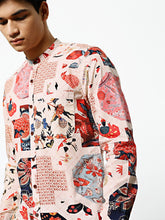 Load image into Gallery viewer, Men Beige Tailored Fit Printed Casual Shirt