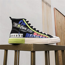 Load image into Gallery viewer, High-top breathable personality sneakers couple canvas shoes Z6