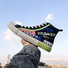 Load image into Gallery viewer, High-top breathable personality sneakers couple canvas shoes Z6