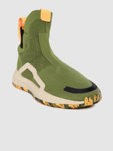 Load image into Gallery viewer, Men Green Woven Design N3XT L3V3L Basketball Shoes S