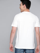 Load image into Gallery viewer, Men White Printed Round Neck T-shirt F3