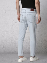 Load image into Gallery viewer, Men Blue Slim Fit Mid-Rise Clean Look Stretchable Ankle Length Jeans