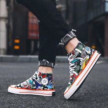 Load image into Gallery viewer, Wild Casual Graffiti High-Top Canvas Shoes G6