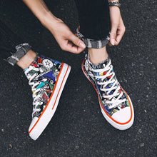 Load image into Gallery viewer, Wild Casual Graffiti High-Top Canvas Shoes G6