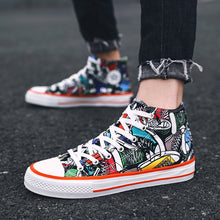 Load image into Gallery viewer, Wild Casual Graffiti High-Top Canvas Shoes G6