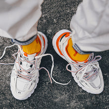 Load image into Gallery viewer, Fashion Men Color Matching Thick Bottom Sneakers R5