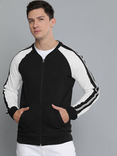 Load image into Gallery viewer, Men Black &amp; White Solid Sweatshirt S2