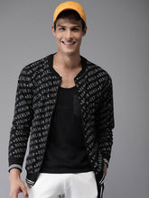 Load image into Gallery viewer, Men Black Printed Sweatshirt R4