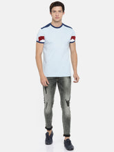 Load image into Gallery viewer, Men Grey Super Skinny Fit Low-Rise Highly Distressed Stretchable Jeans SE4