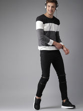 Load image into Gallery viewer, Men Black Slim Fit Mid-Rise Clean Look Stretchable Jeans XX39