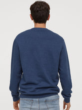 Load image into Gallery viewer, Men Blue Solid Sweatshirt L1
