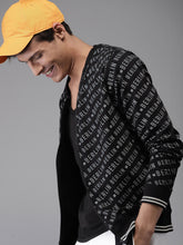 Load image into Gallery viewer, Men Black Printed Sweatshirt R4