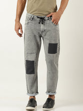 Load image into Gallery viewer, Men Grey Slim Fit Mid-Rise Clean Look Stretchable Jeans AA2